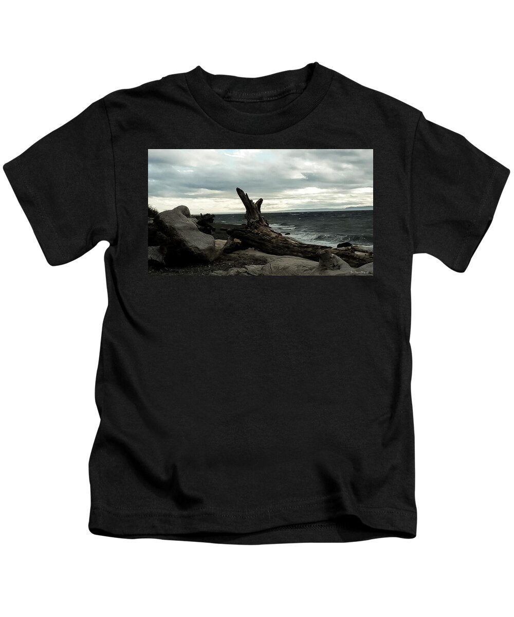 Burnt wood  - Kids T-Shirt