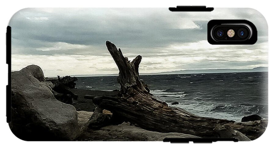 Burnt wood  - Phone Case