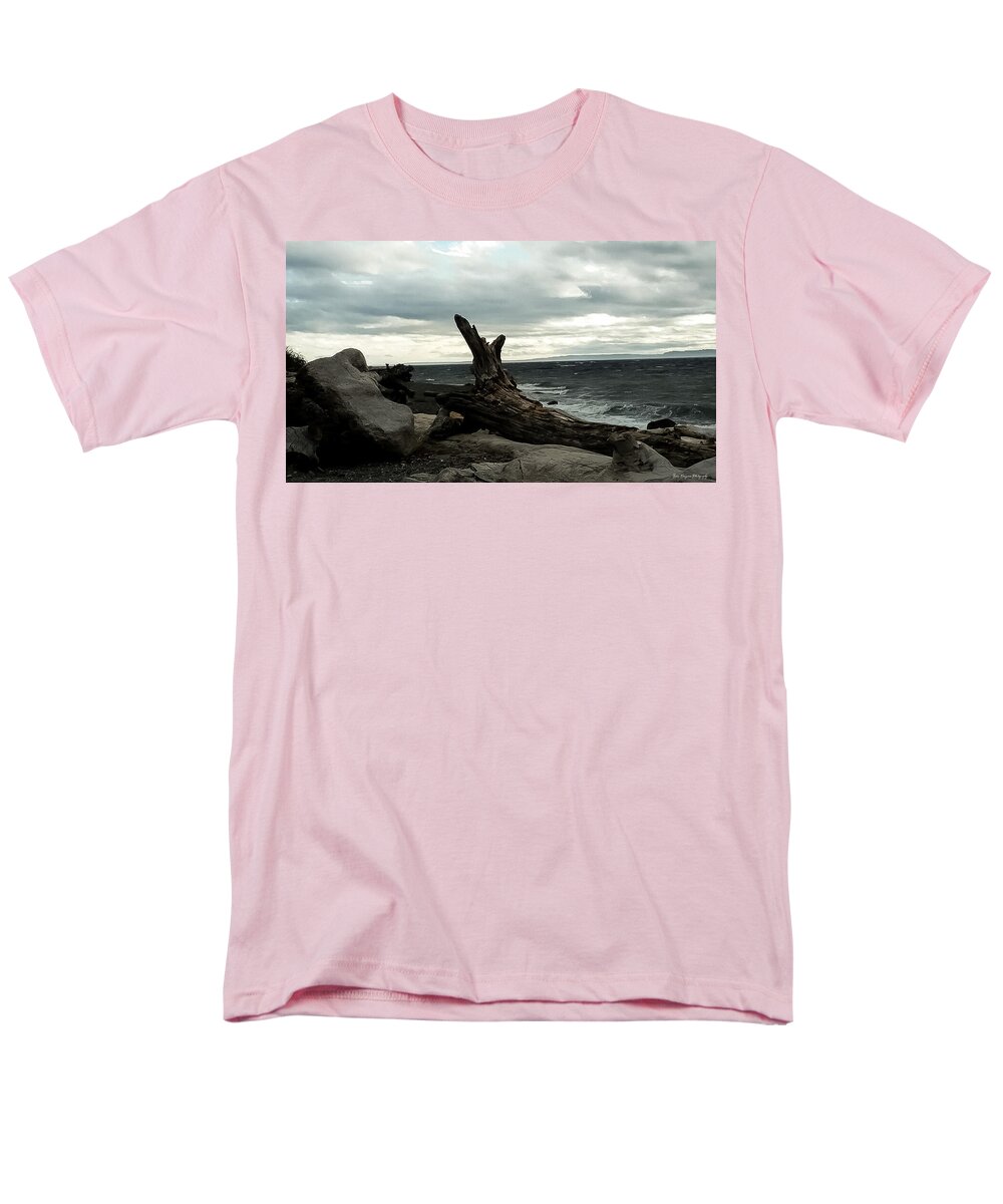 Burnt wood  - Men's T-Shirt  (Regular Fit)