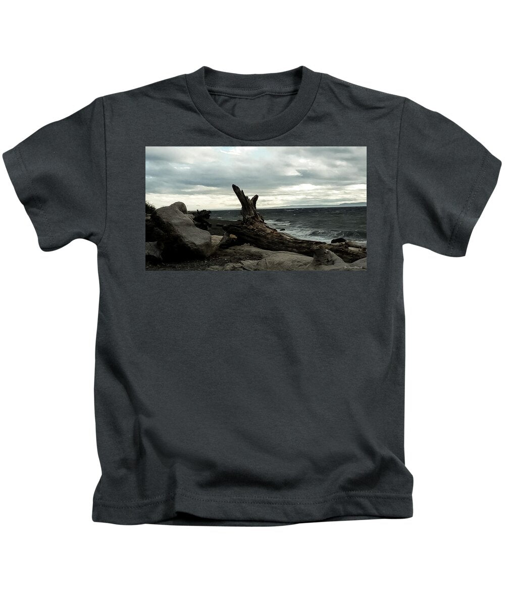 Burnt wood  - Kids T-Shirt