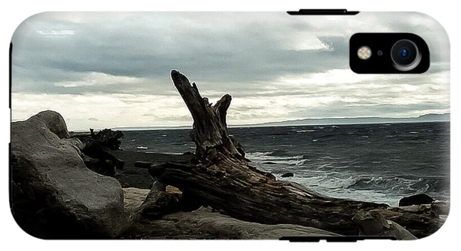 Burnt wood  - Phone Case