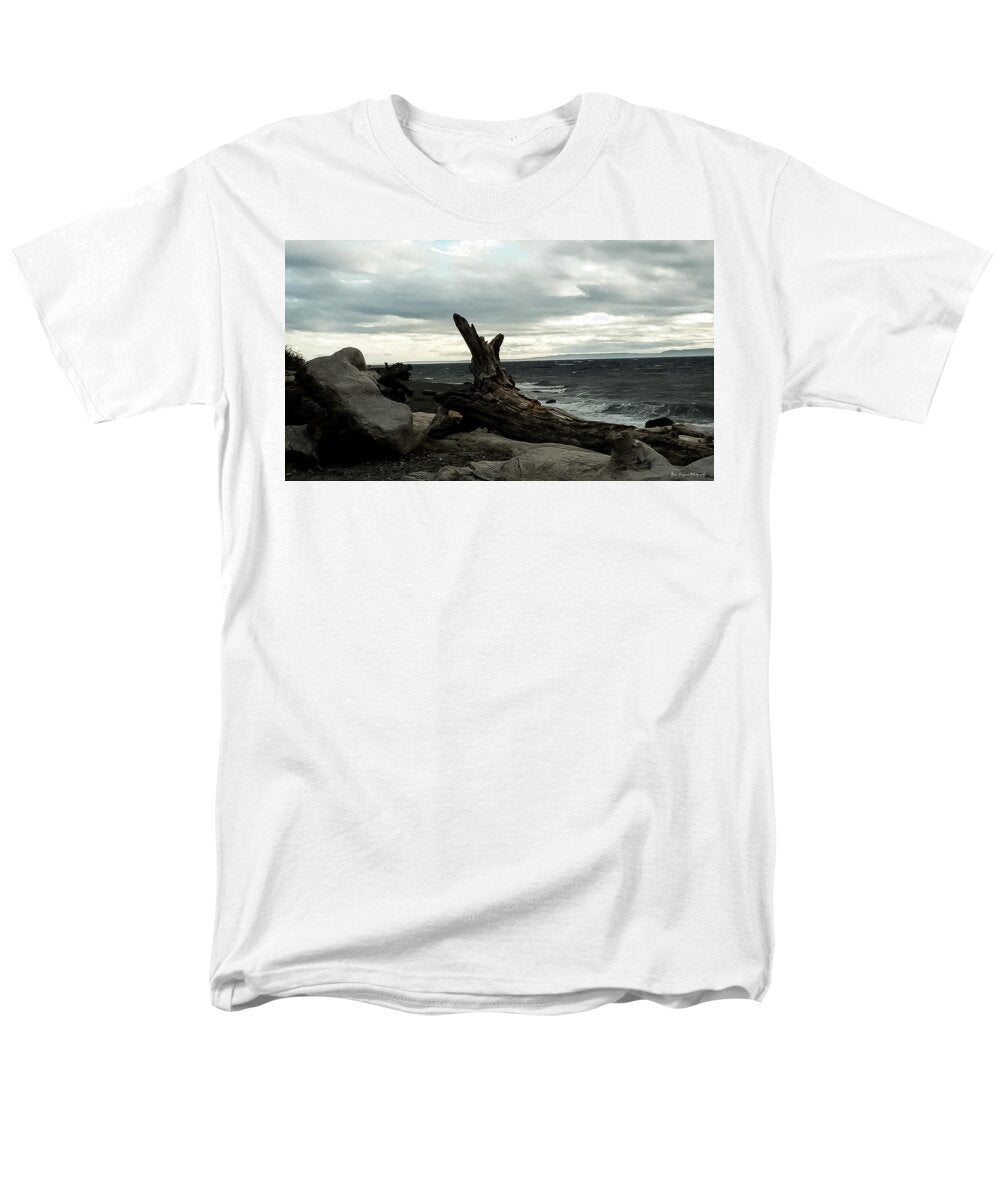 Burnt wood  - Men's T-Shirt  (Regular Fit)