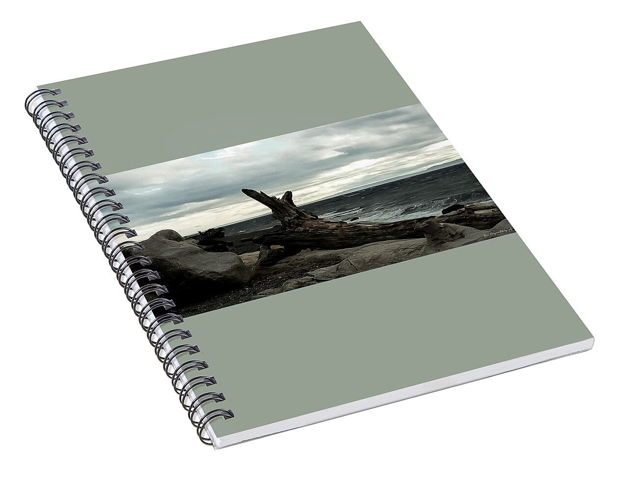 Burnt wood  - Spiral Notebook