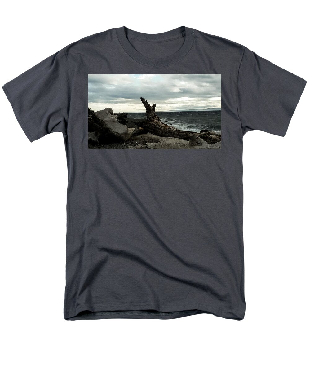 Burnt wood  - Men's T-Shirt  (Regular Fit)