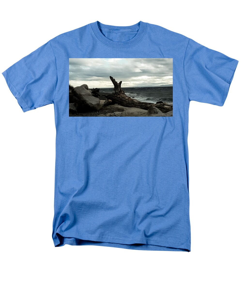 Burnt wood  - Men's T-Shirt  (Regular Fit)