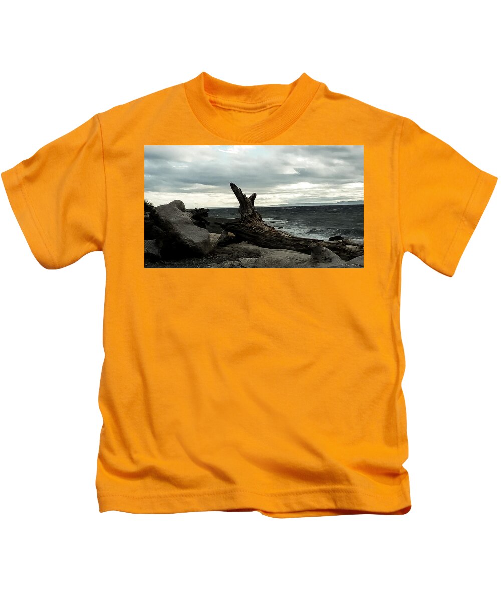 Burnt wood  - Kids T-Shirt