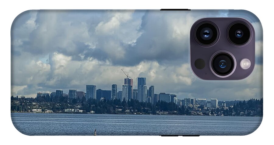 Clouds above the city  - Phone Case
