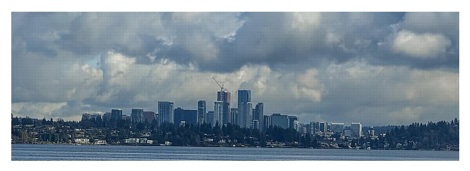 Clouds above the city  - Yoga Mat