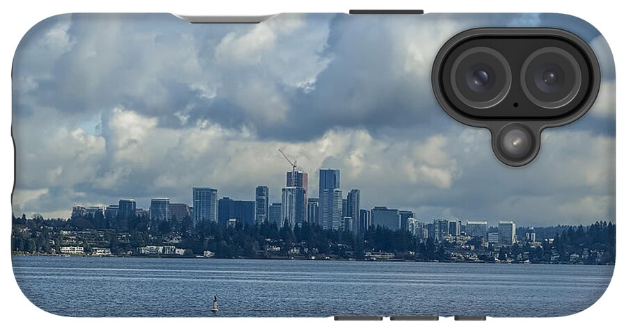 Clouds above the city  - Phone Case