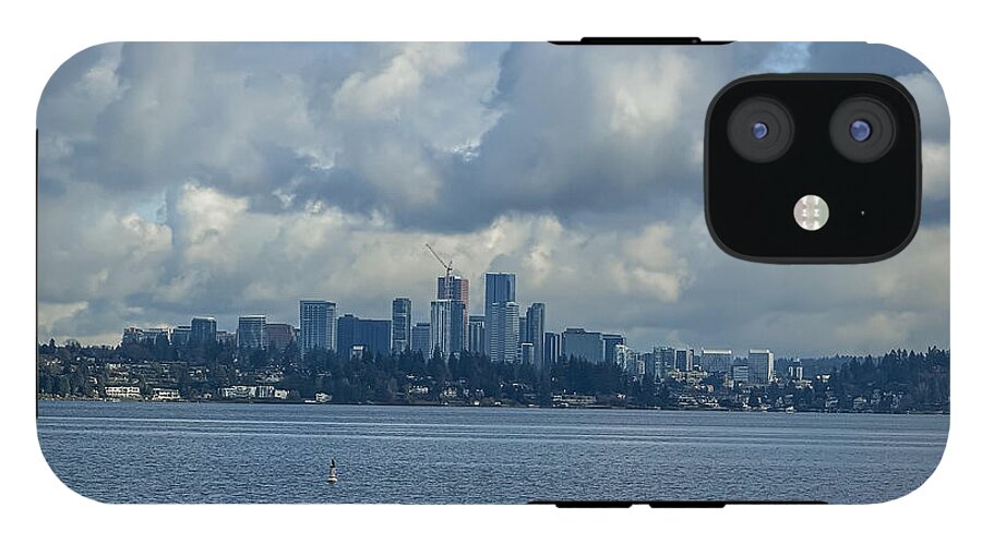 Clouds above the city  - Phone Case