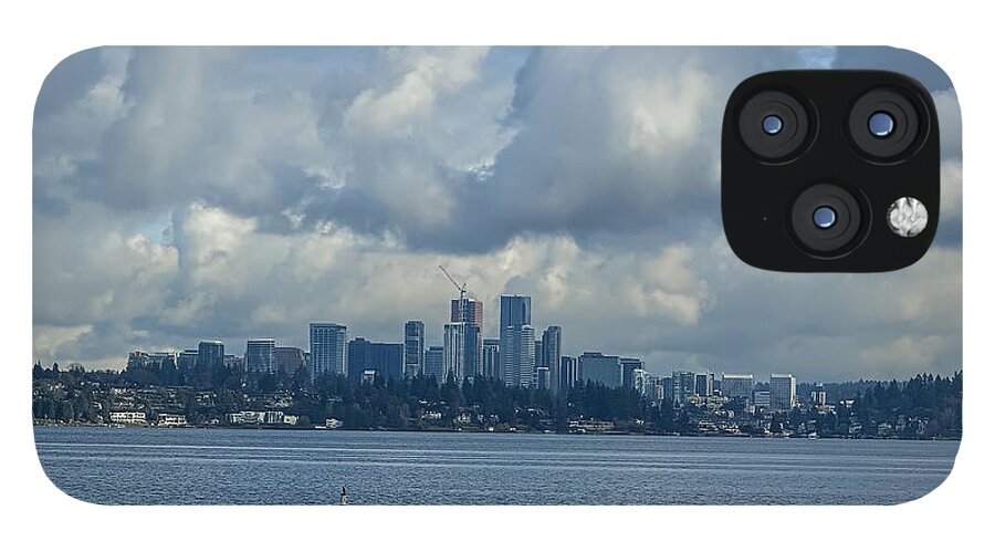 Clouds above the city  - Phone Case