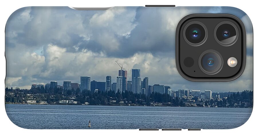 Clouds above the city  - Phone Case
