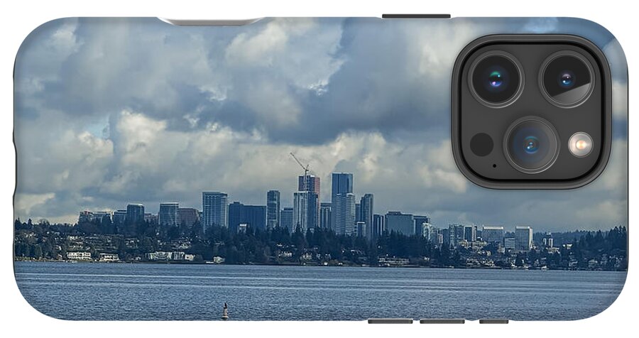 Clouds above the city  - Phone Case