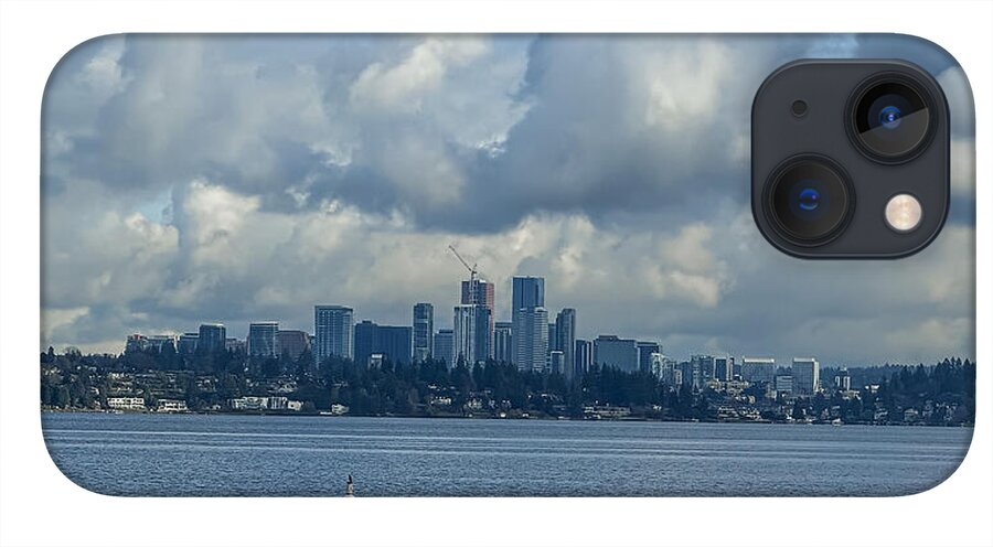 Clouds above the city  - Phone Case