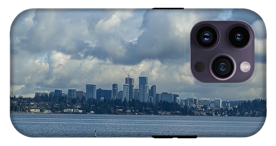 Clouds above the city  - Phone Case