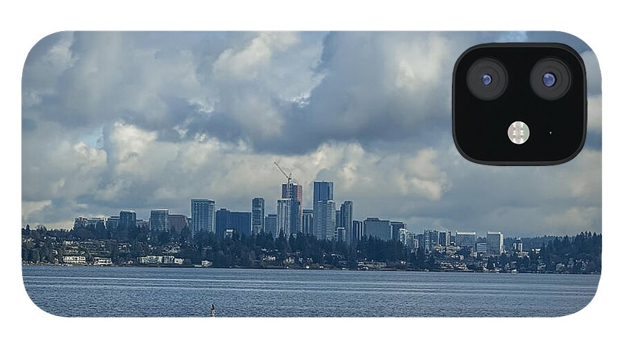 Clouds above the city  - Phone Case