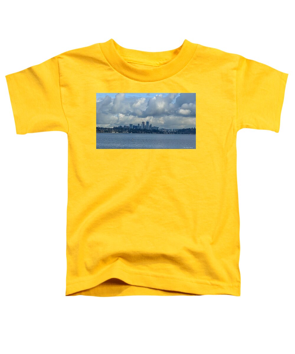 Clouds above the city  - Toddler T-Shirt