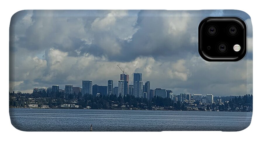 Clouds above the city  - Phone Case