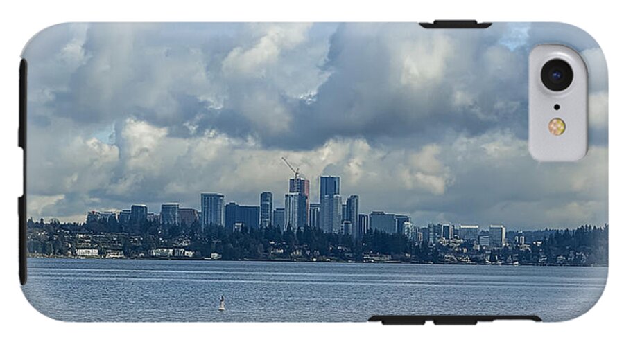 Clouds above the city  - Phone Case