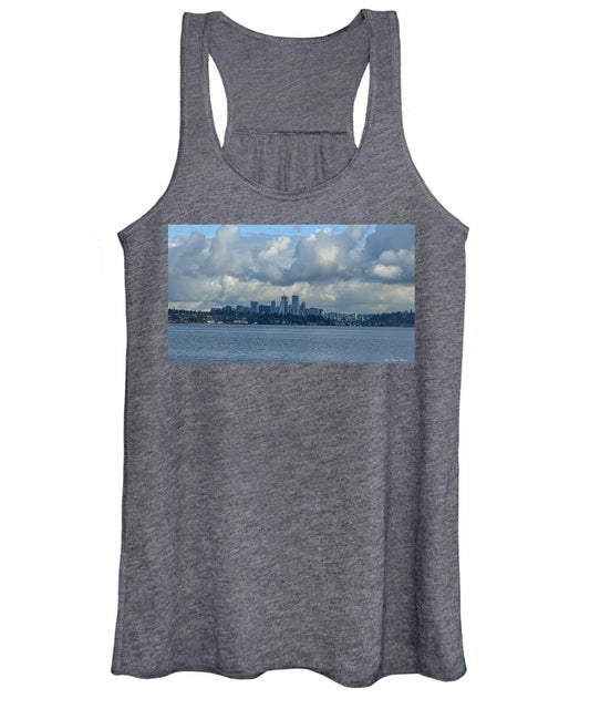 Clouds above the city  - Women's Tank Top