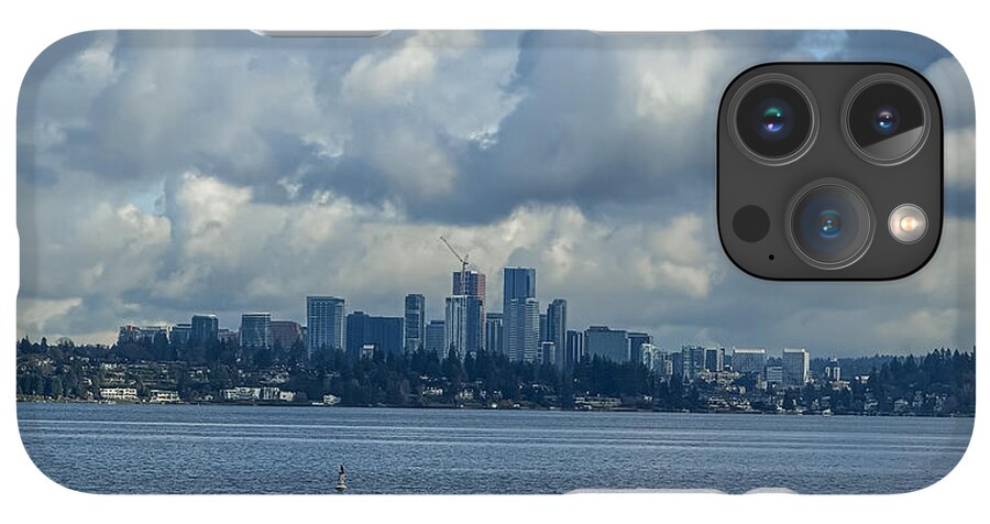 Clouds above the city  - Phone Case
