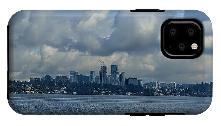 Clouds above the city  - Phone Case
