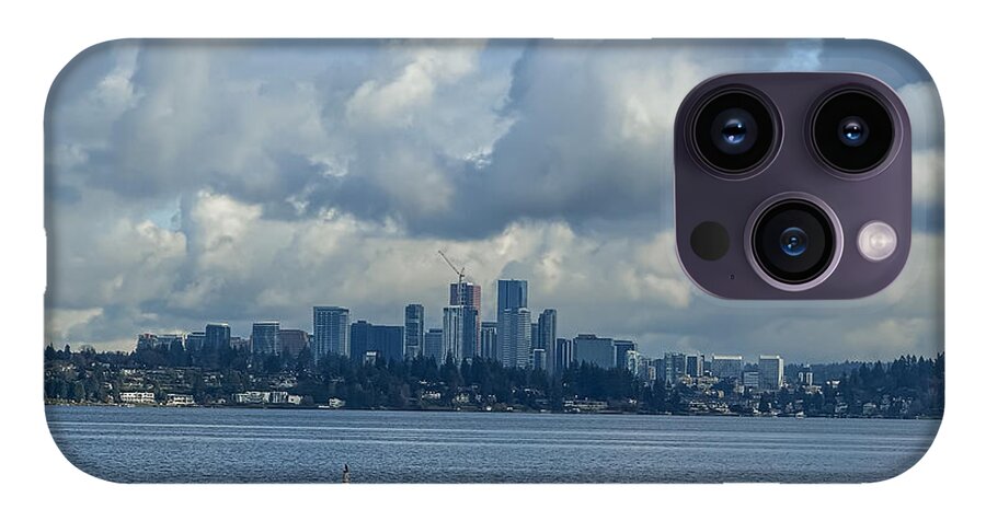 Clouds above the city  - Phone Case