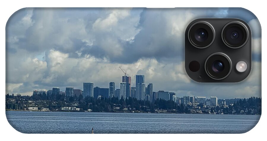 Clouds above the city  - Phone Case