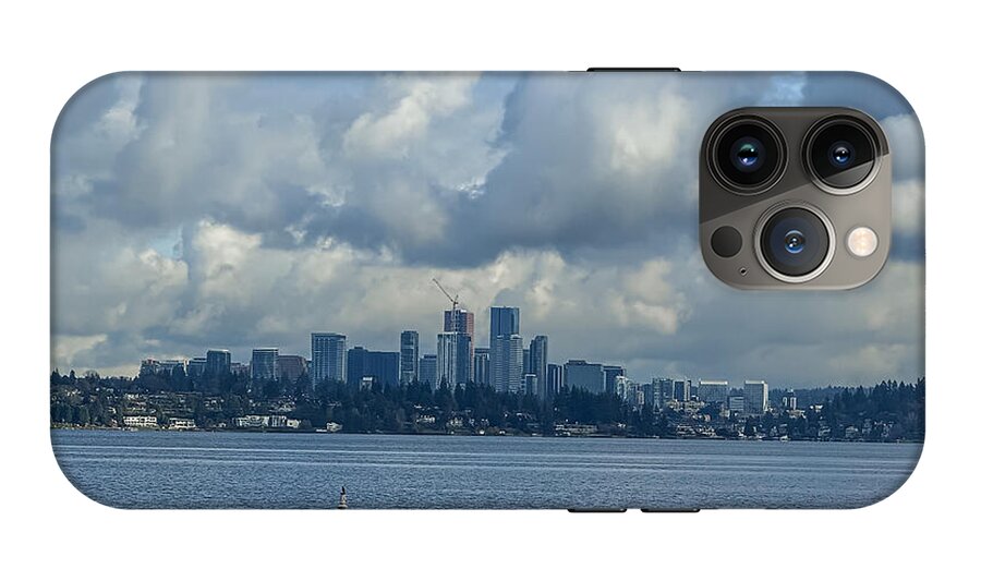 Clouds above the city  - Phone Case