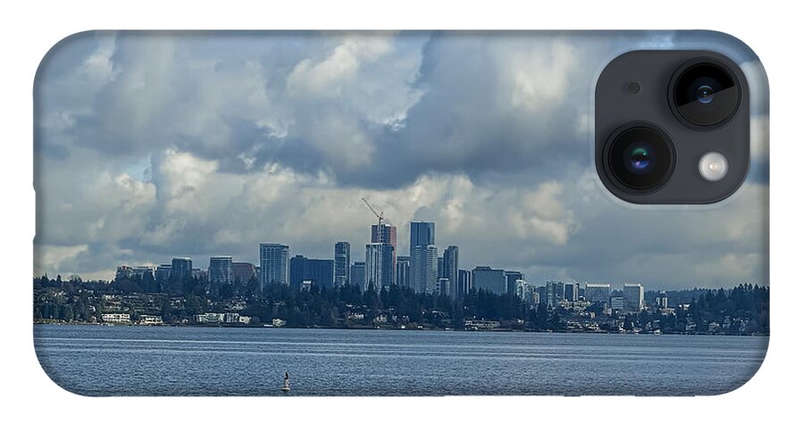 Clouds above the city  - Phone Case