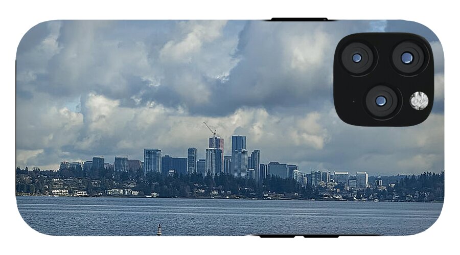 Clouds above the city  - Phone Case