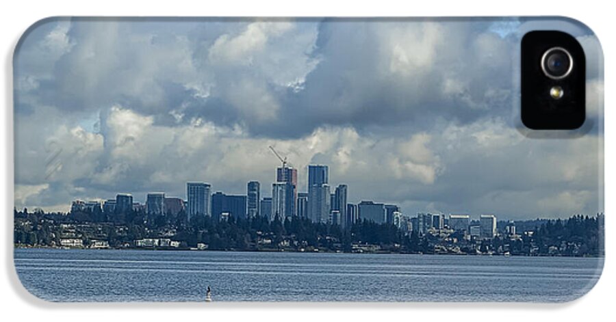 Clouds above the city  - Phone Case