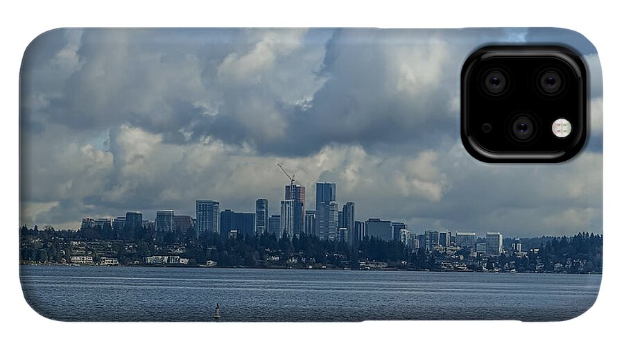 Clouds above the city  - Phone Case