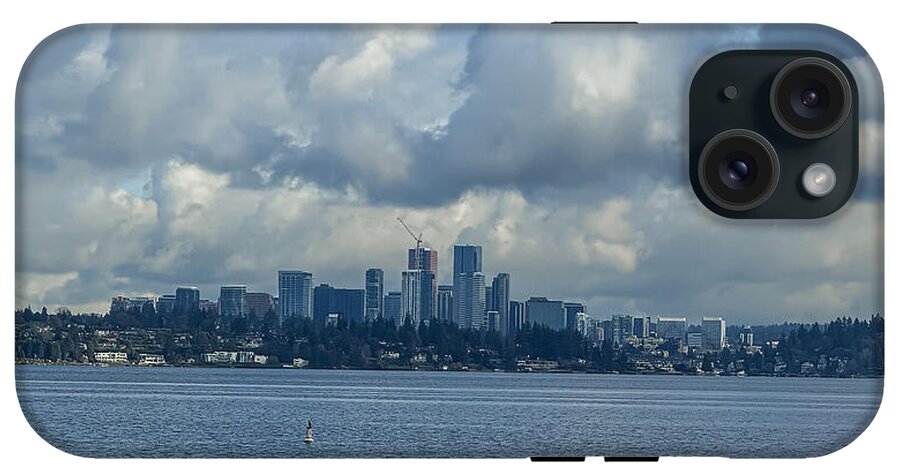 Clouds above the city  - Phone Case