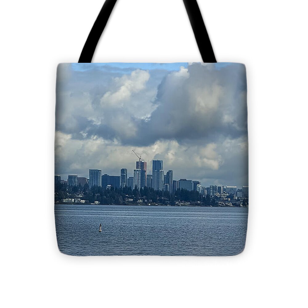 Clouds above the city  - Tote Bag