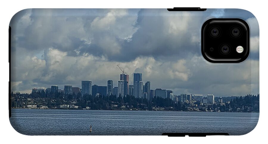 Clouds above the city  - Phone Case