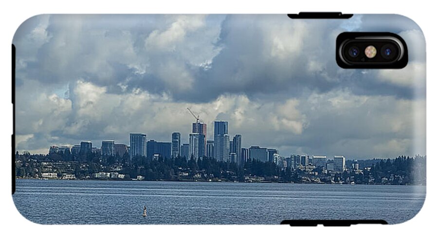 Clouds above the city  - Phone Case