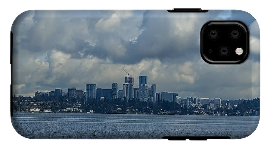 Clouds above the city  - Phone Case