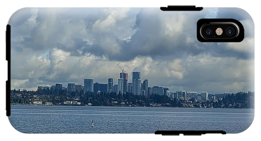 Clouds above the city  - Phone Case