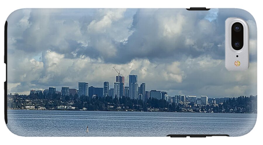 Clouds above the city  - Phone Case
