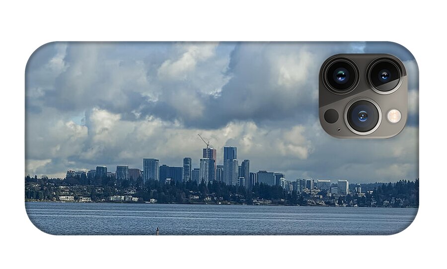 Clouds above the city  - Phone Case