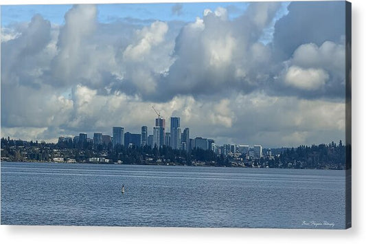 Clouds above the city  - Acrylic Print
