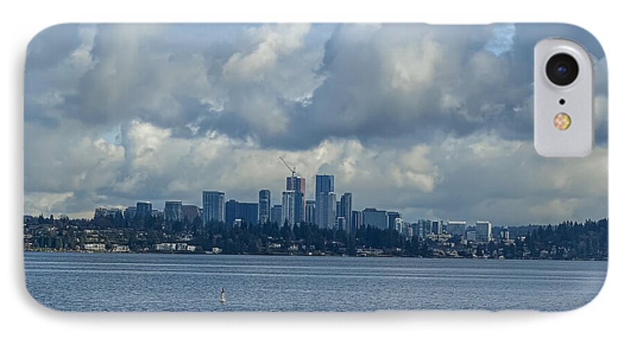 Clouds above the city  - Phone Case
