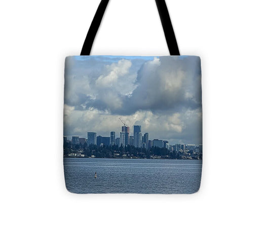 Clouds above the city  - Tote Bag