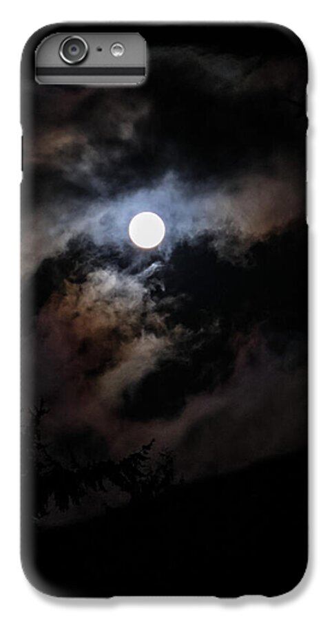 Clouds around the moon  - Phone Case