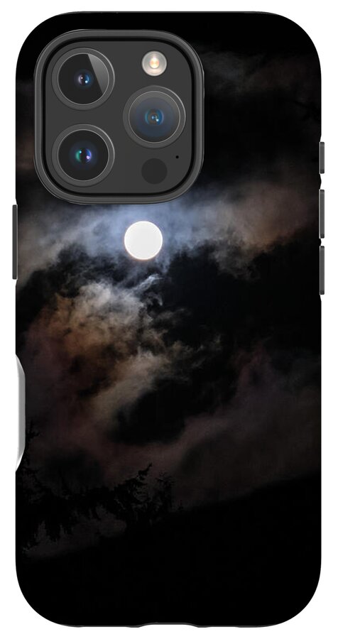 Clouds around the moon  - Phone Case