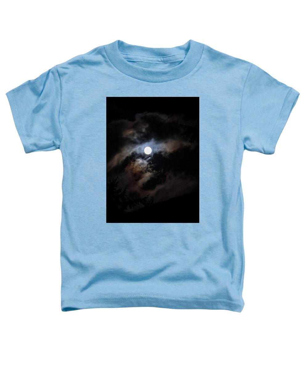 Clouds around the moon  - Toddler T-Shirt