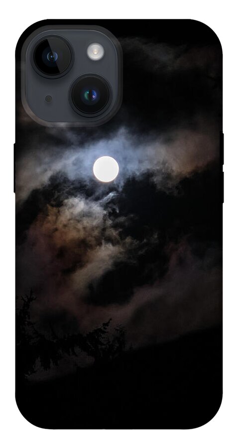 Clouds around the moon  - Phone Case