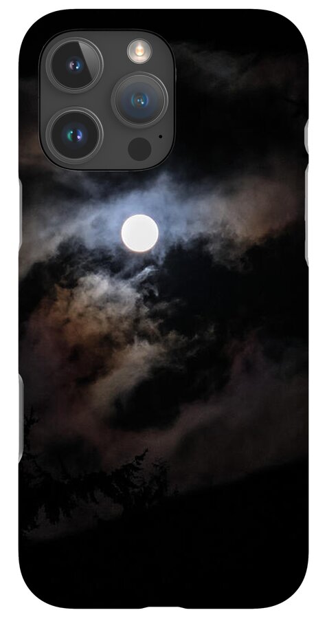 Clouds around the moon  - Phone Case