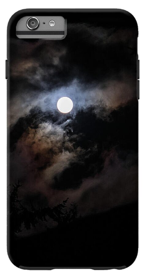 Clouds around the moon  - Phone Case
